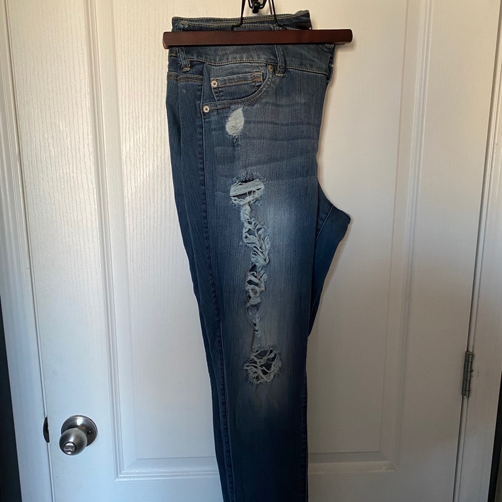 Torrid Distressed Skinny Jeans